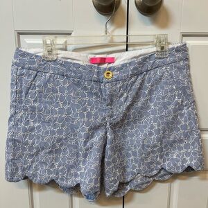Lilly Pulitzer eyelit buttercup shorts